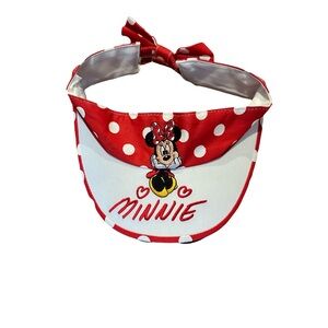 Disney Minnie Mouse Red and White Kids Visor